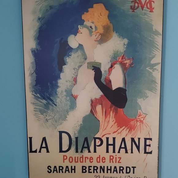 Canvas Print Sarah Bernhardt La Diaphane (luminesce) - Picture 1 of 3